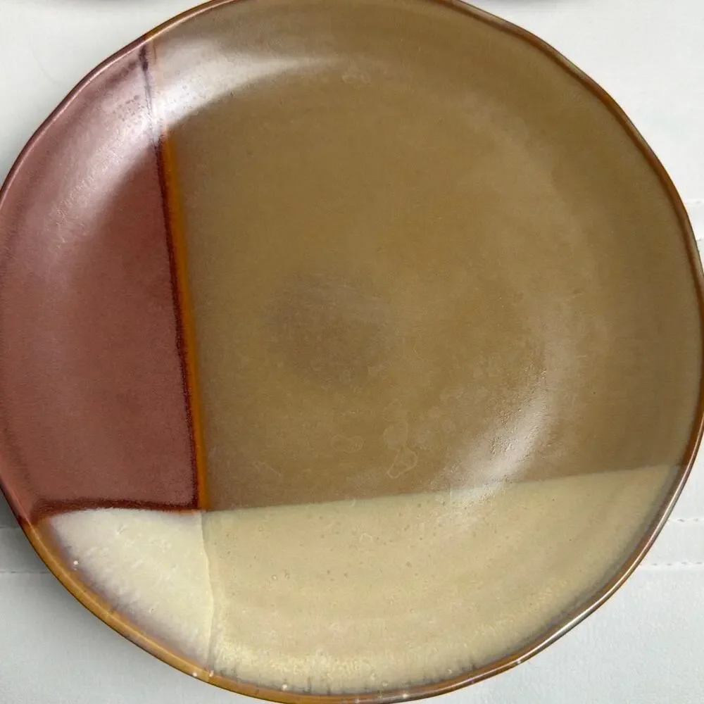Sango Gold Dust Sienna 5039 Stoneware 6 Pc 4 Salad Plates 2 Bowls Replacements